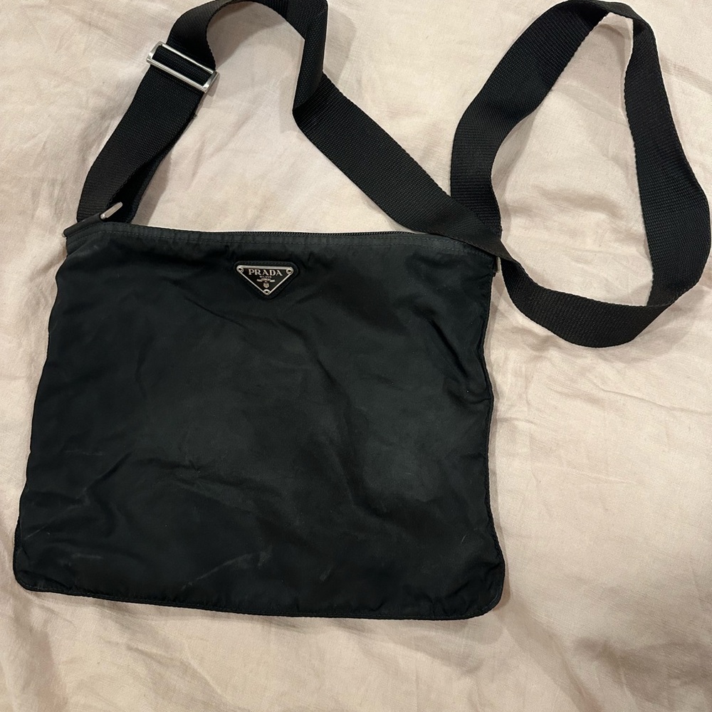 Prada Black Nylon Crossbody Bag
